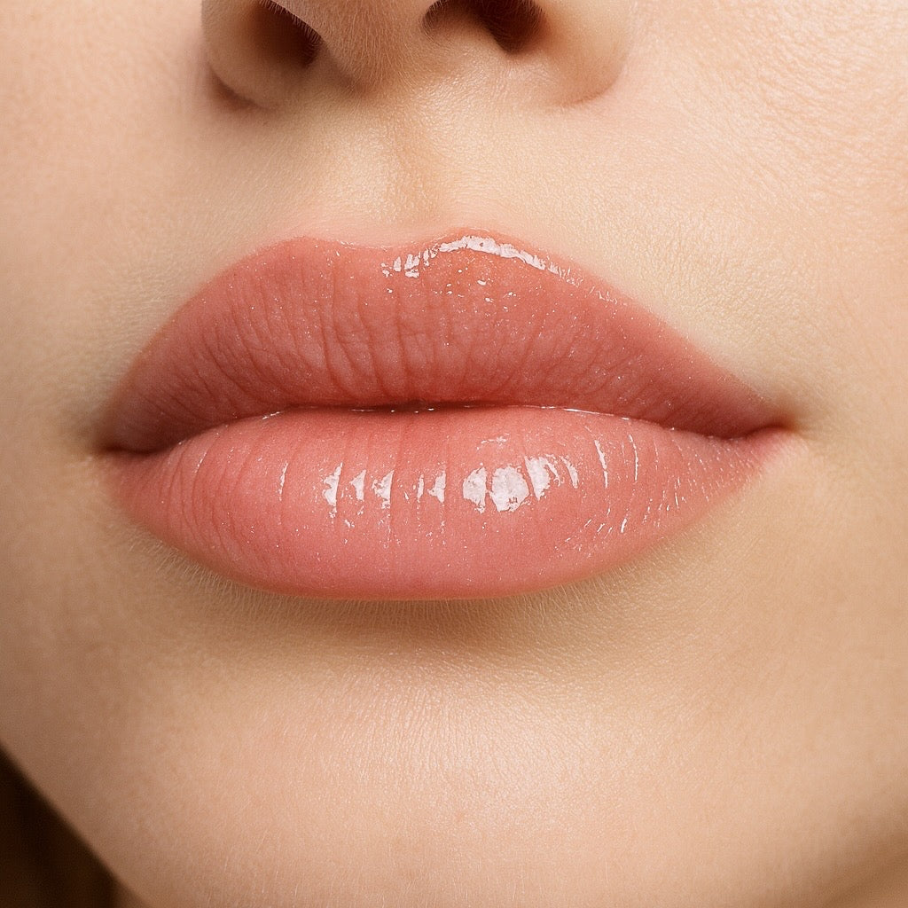 Lip Butter Gloss - Frosted Pink .