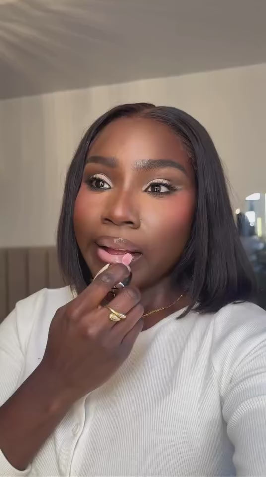 Lip Butter Gloss - Frosted Pink .